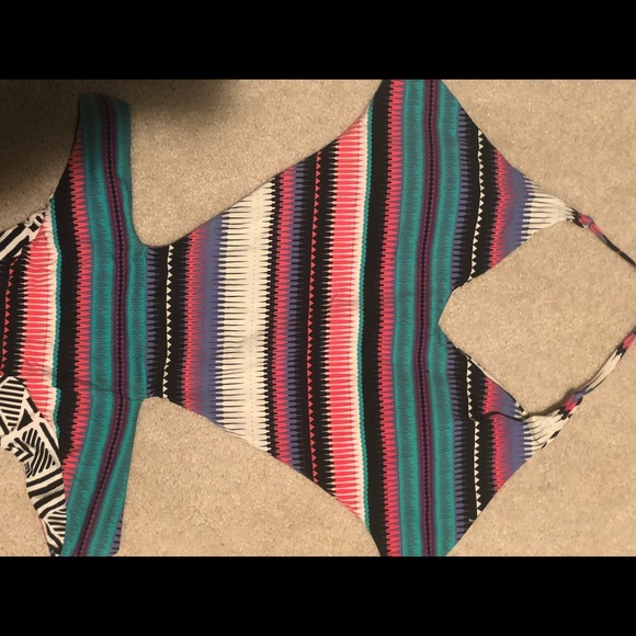 Roxy Cut-Out One-Piece Bathing Suit - Picture 5 of 8